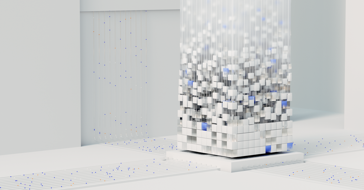 Abstract AI data visualization — representing the two approaches to AI governance, ISO 42001 and the NIST AI RMF.